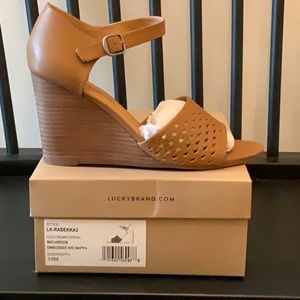 Lucky Brand wedge sandal.